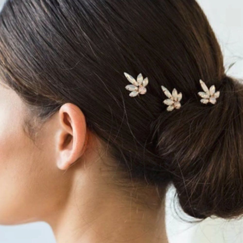 Brides & Hairpins MARTA PIN SET OF 3 Silvertone